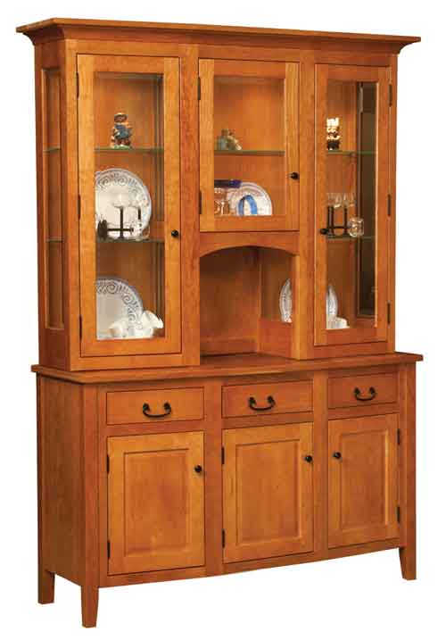Amish Shelby China Cabinet - Click Image to Close